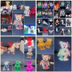 Mega Ty Beanie baby lot all valuable collecters Mint w/Tags- proceeds Charity